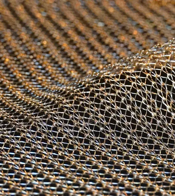 Catena Brass/Stainless (M.NTX.139.SSB) - Woven Mesh detail