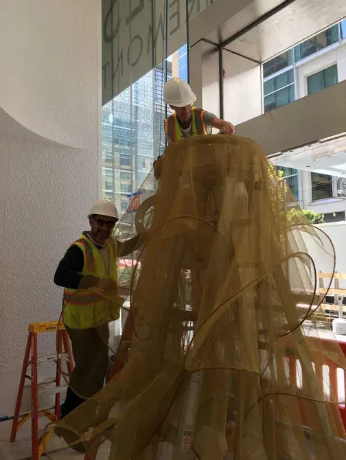 Fremont - Woven Mesh installation (photo 1)