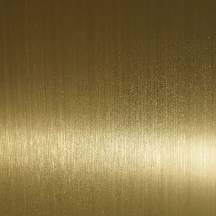 Hairline Oro (B.STL.125.OR) - Brushed & Linear sample