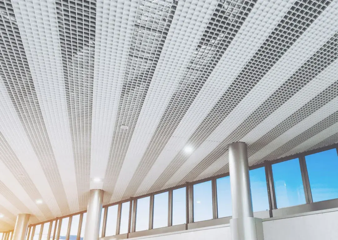 Spiral Mesh Ceilings - Spiral Mesh installation (photo 2)