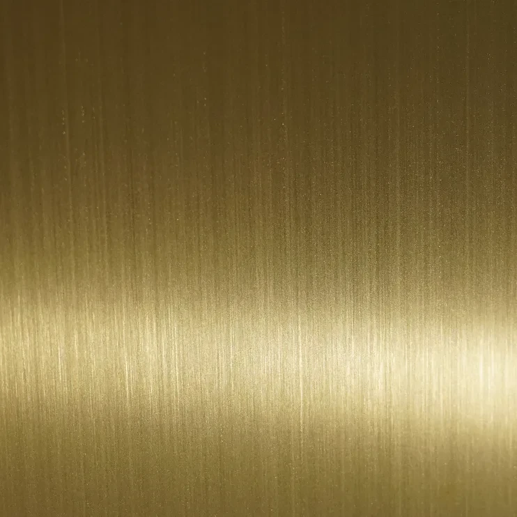 Hairline Oro (B.STL.125.OR) - Brushed & Linear sample